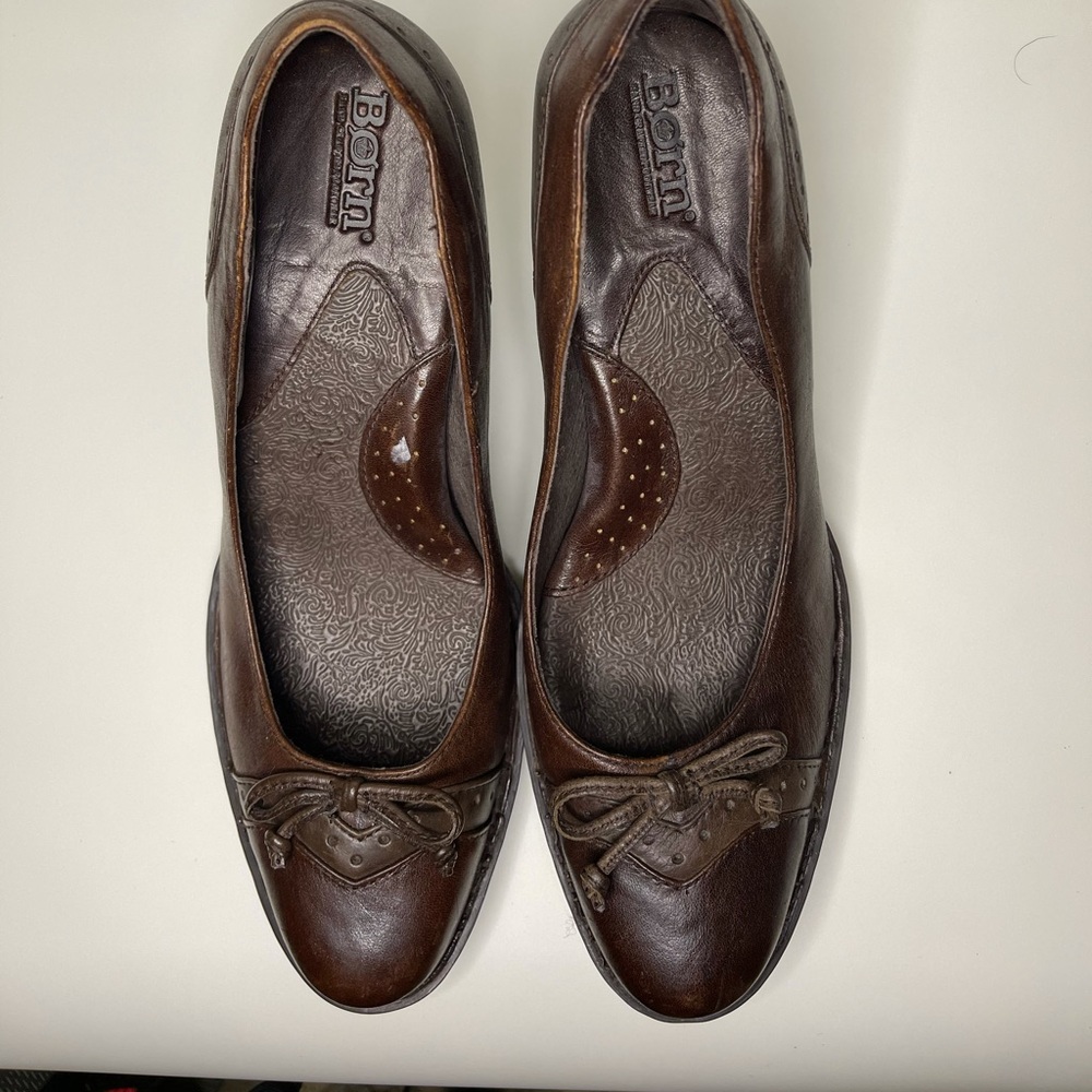 Born Brown Heels 8.5